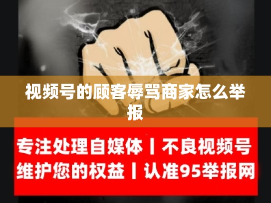 视频号的顾客辱骂商家怎么举报