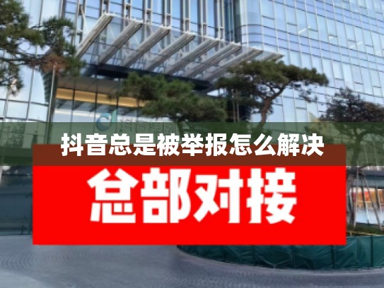 抖音总是被举报怎么解决