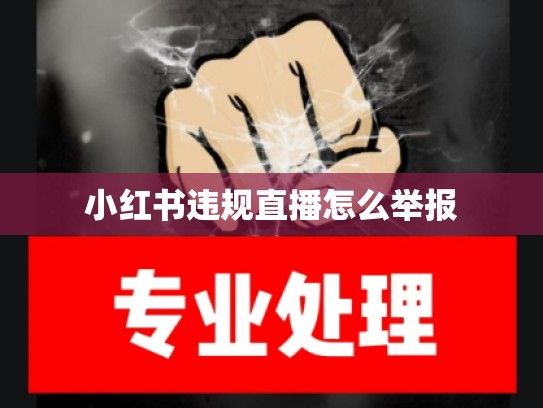 小红书违规直播怎么举报