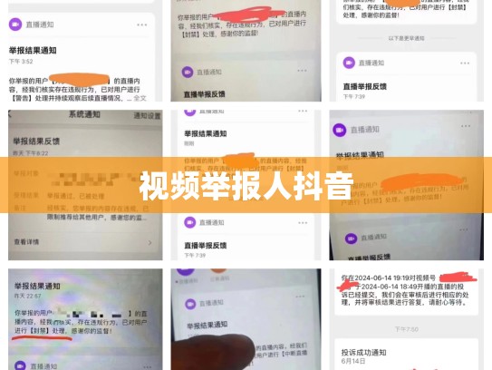 视频举报人抖音