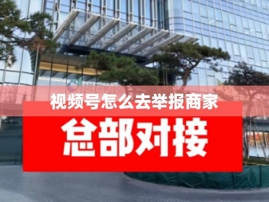 视频号怎么去举报商家