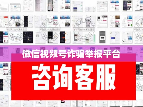 微信视频号诈骗举报平台