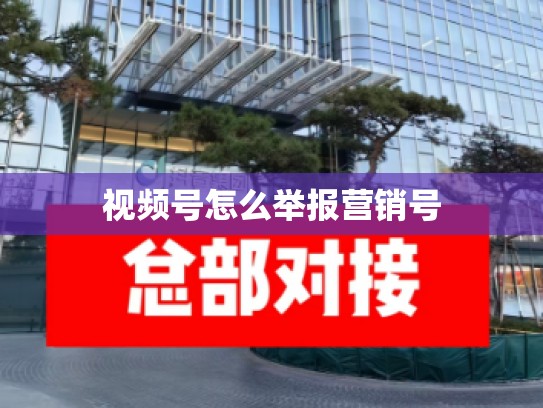 视频号怎么举报营销号