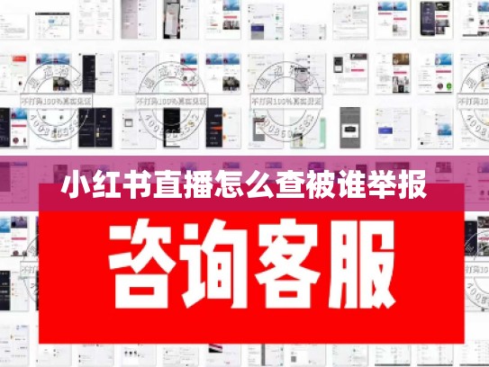 小红书直播怎么查被谁举报