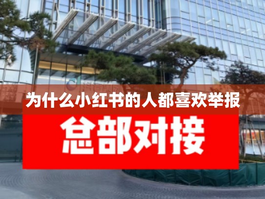 为什么小红书的人都喜欢举报