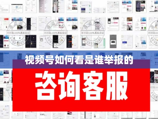 视频号如何看是谁举报的