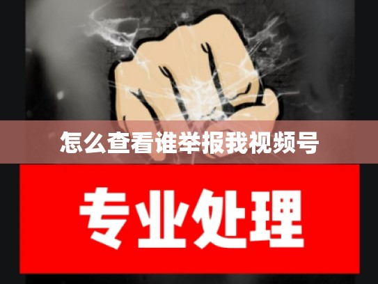 怎么查看谁举报我视频号