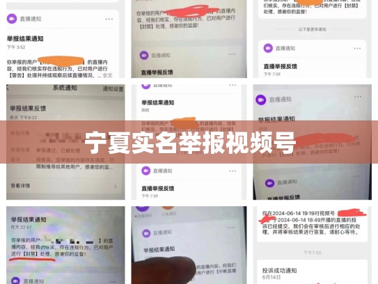 宁夏实名举报视频号