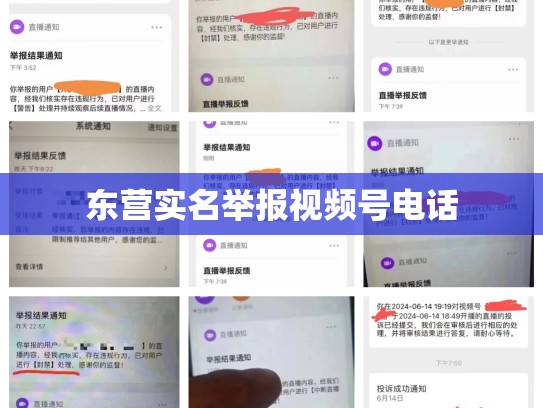 东营实名举报视频号电话