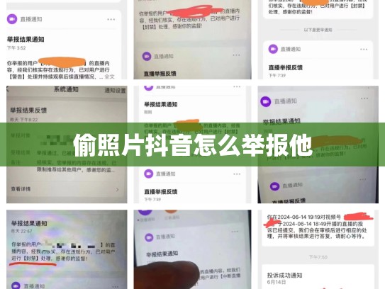 偷照片抖音怎么举报他