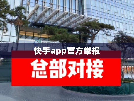 快手app官方举报