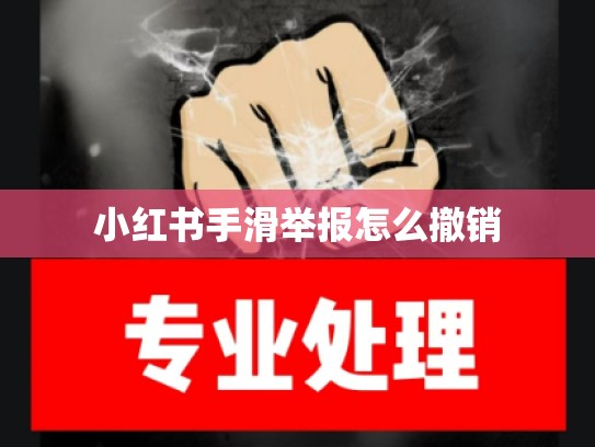 小红书手滑举报怎么撤销