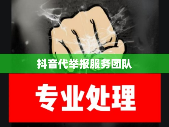 抖音代举报服务团队