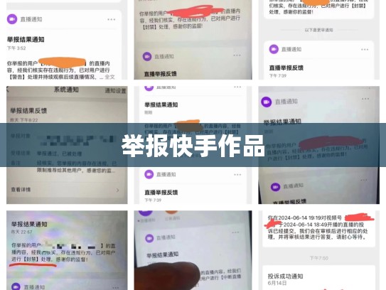 举报快手作品