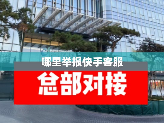 哪里举报快手客服