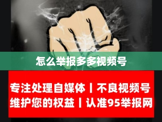 怎么举报多多视频号
