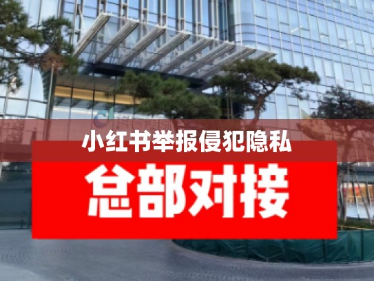 小红书举报侵犯隐私