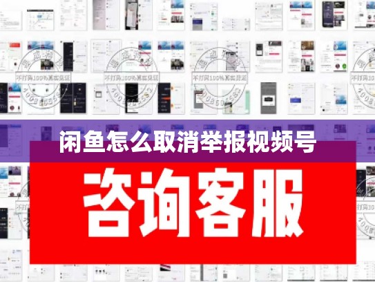 闲鱼怎么取消举报视频号