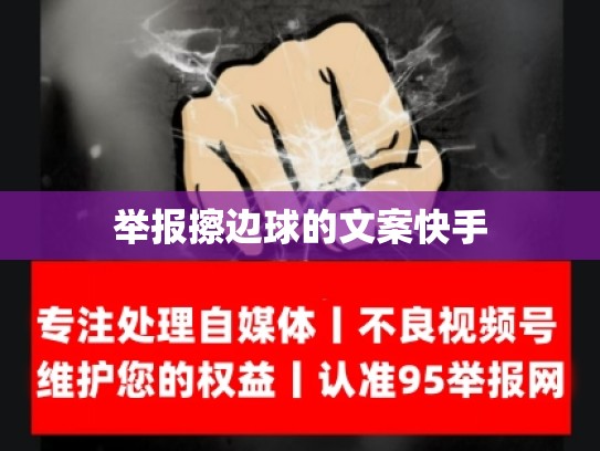 举报擦边球的文案快手