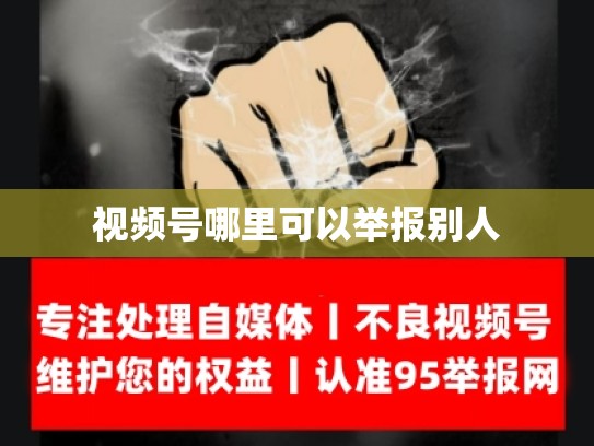 视频号哪里可以举报别人