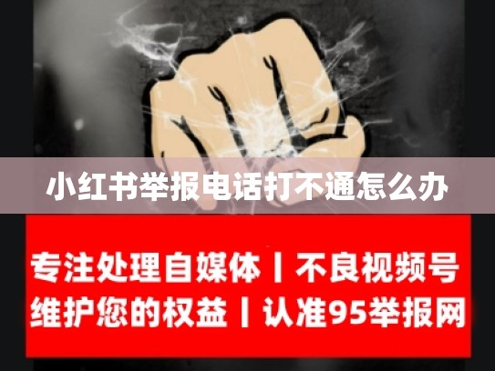小红书举报电话打不通怎么办