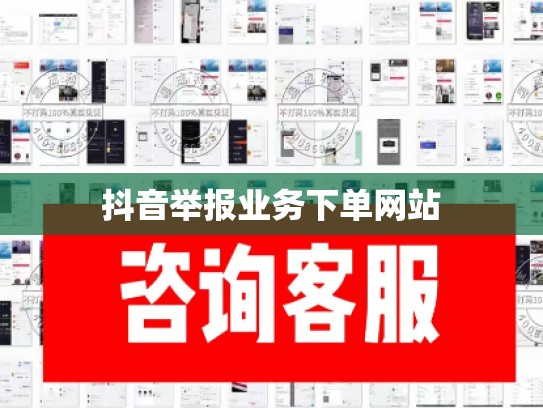 抖音举报业务下单网站