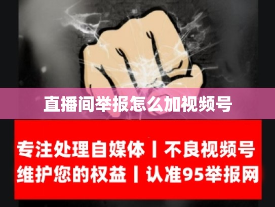 直播间举报怎么加视频号