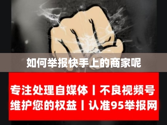 如何举报快手上的商家呢