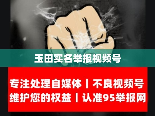 玉田实名举报视频号